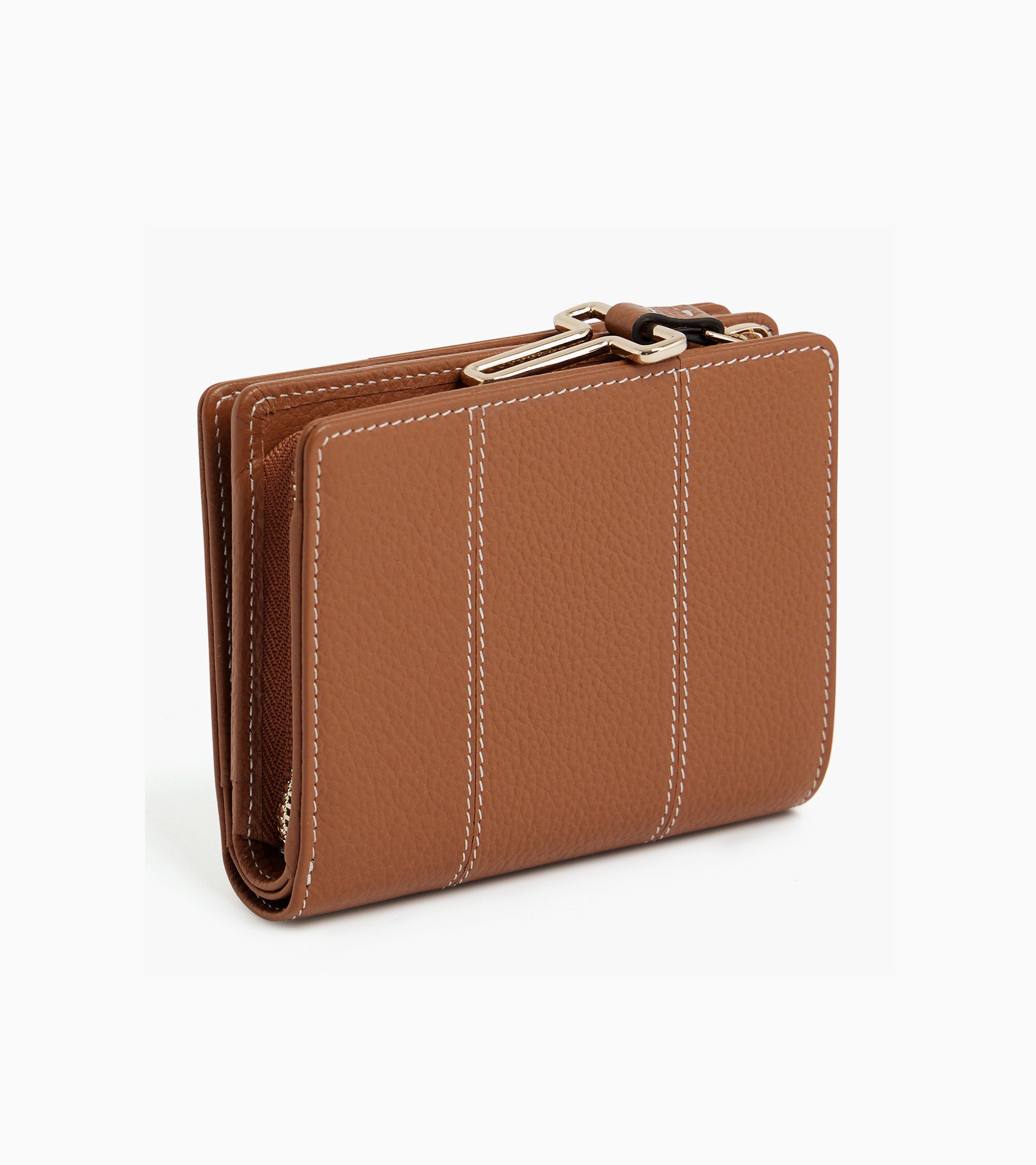 Cartera pequeña Juliette de cuero granulado
