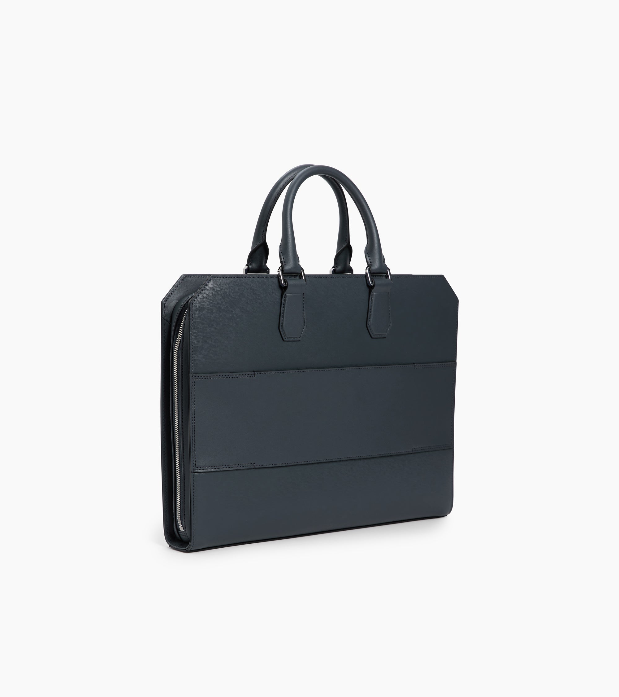 Porte documents slim 15" Anatole en cuir liégé et cuir lisse
