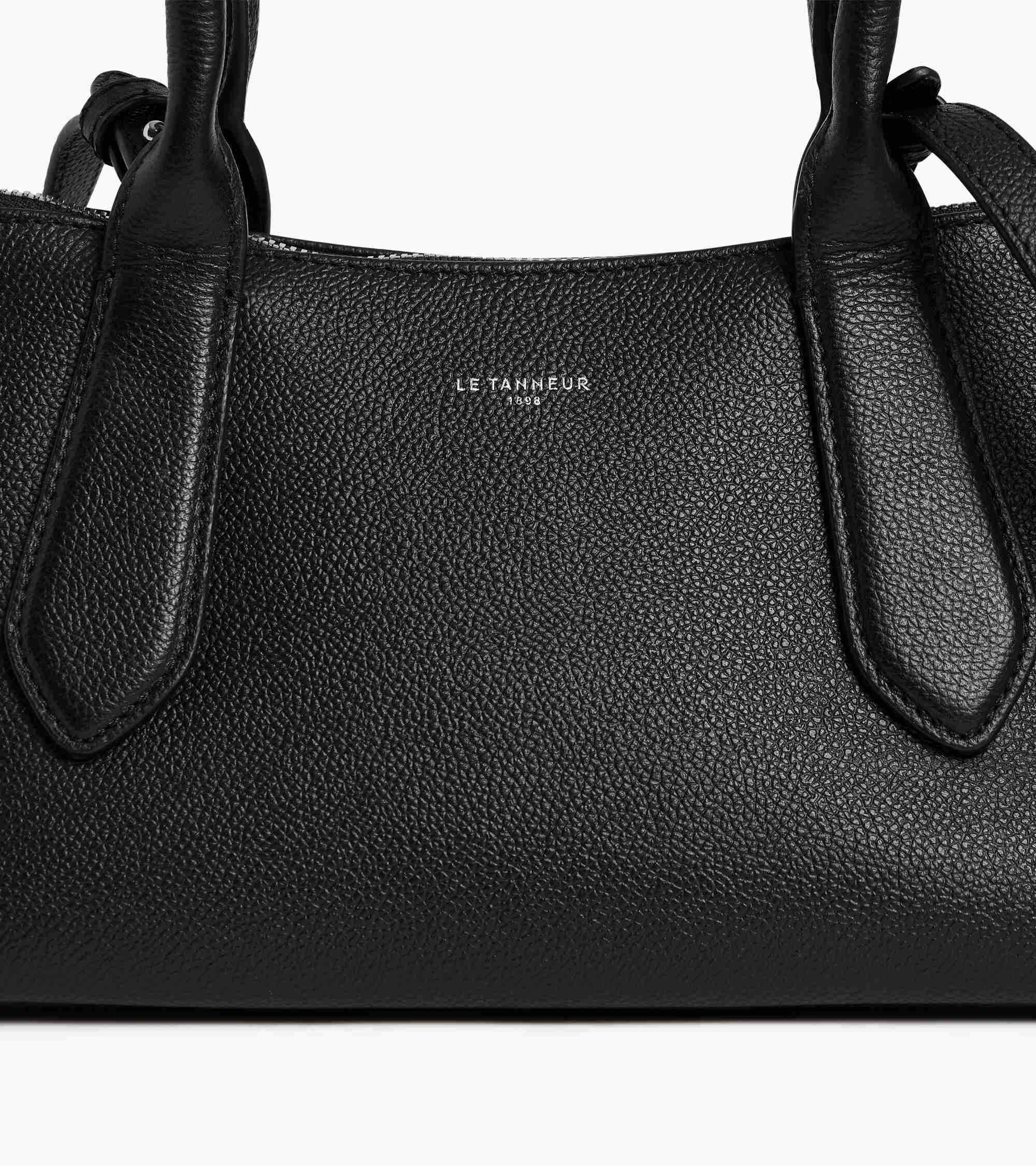 Bolso bowling Apolline de piel granulada