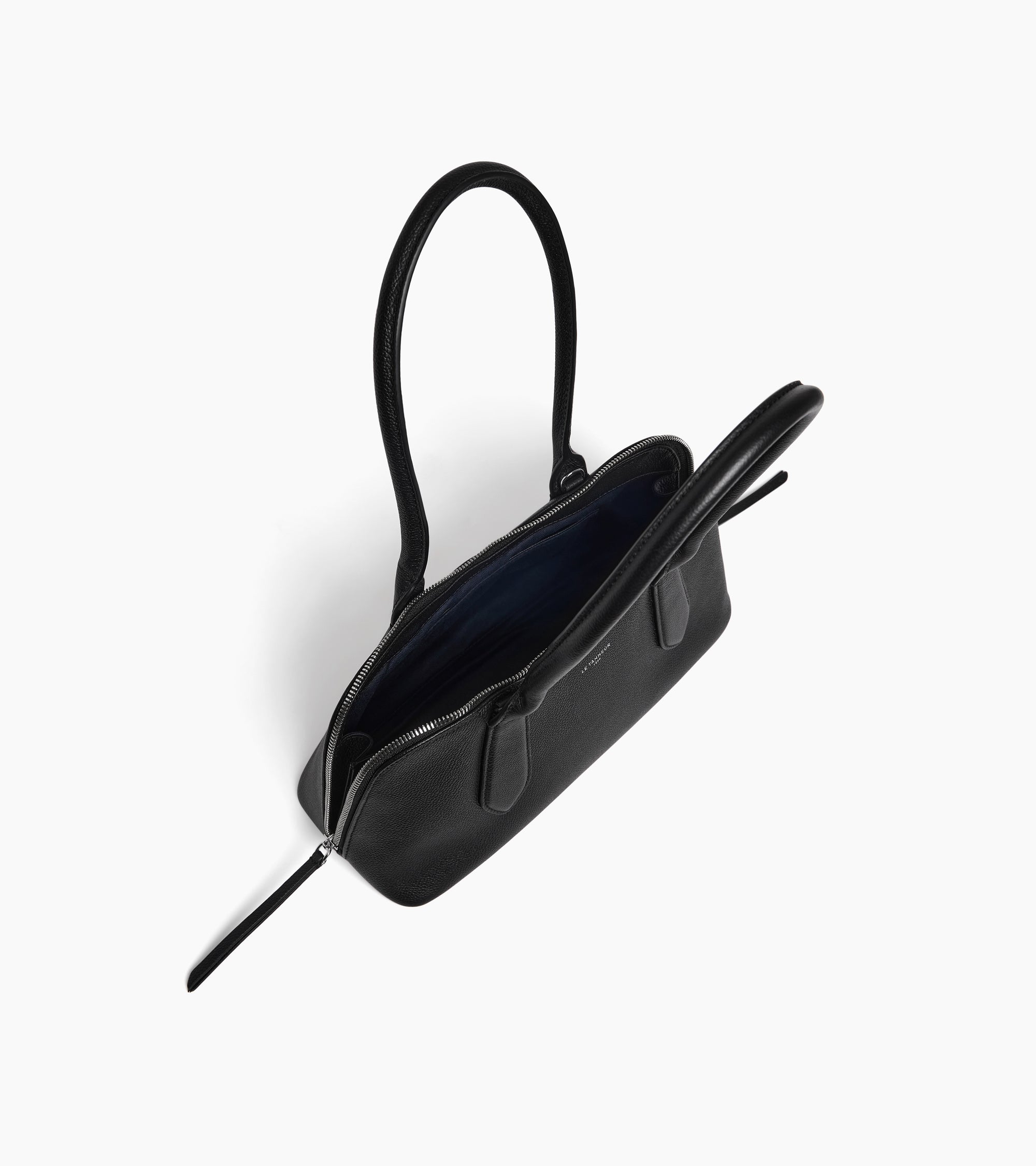 Bolso bowling Apolline de piel granulada