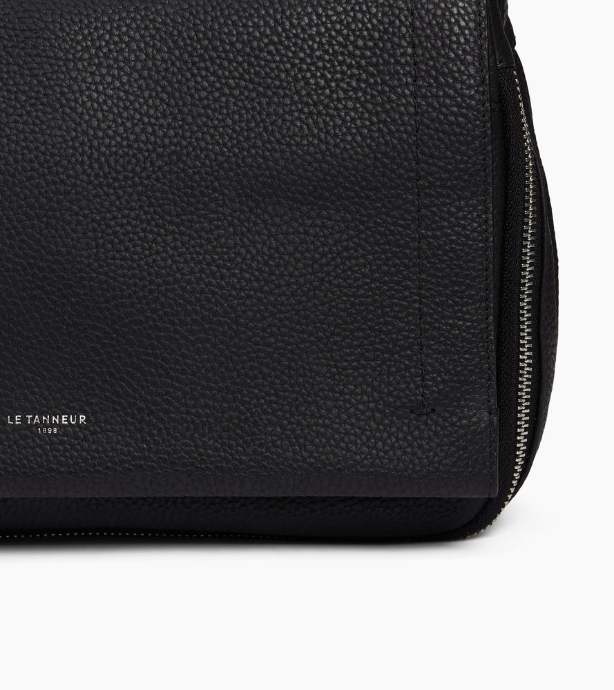 Sac bandoulière moyen modèle Aurore en cuir grainé