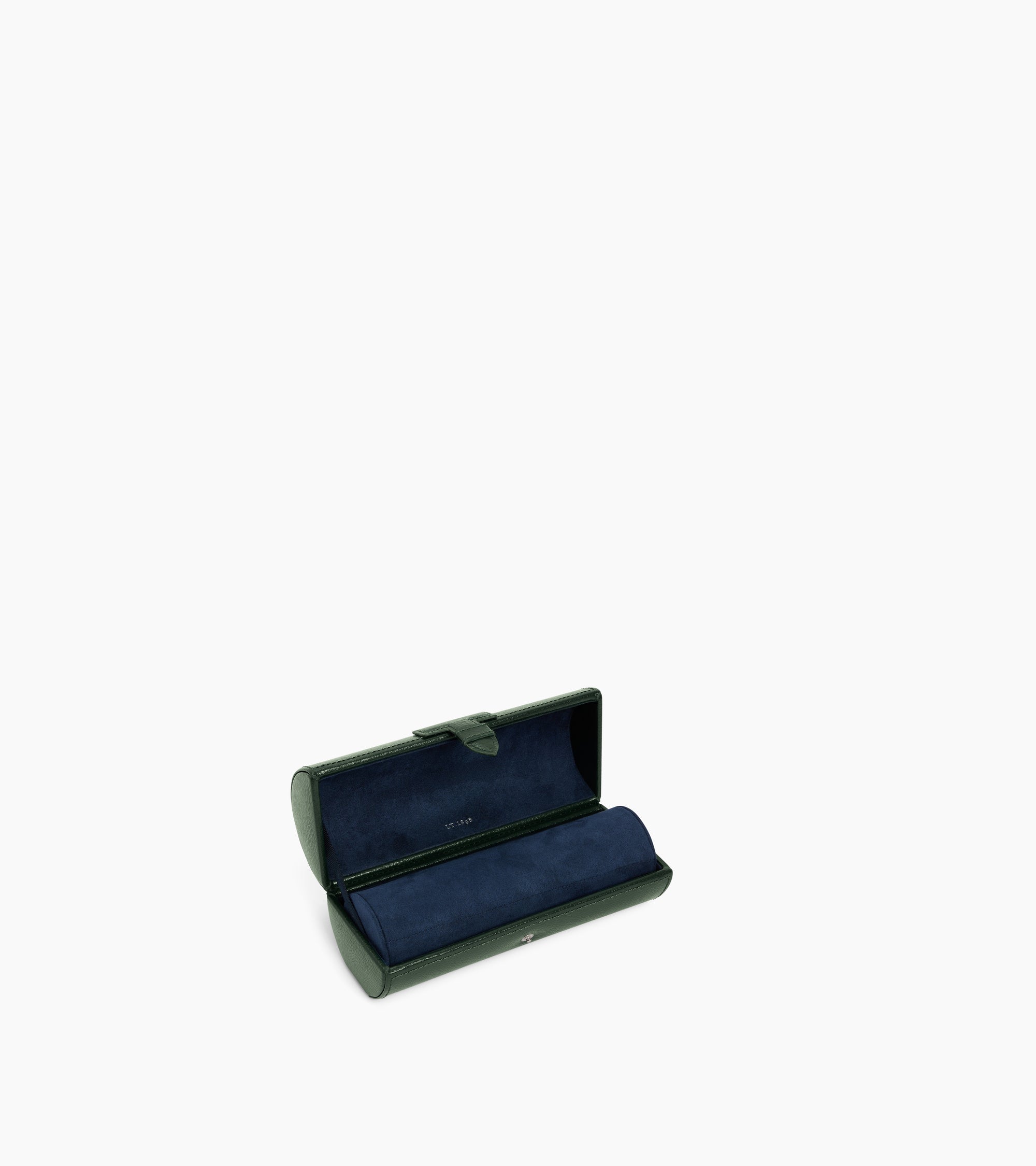 Estuche de piel granulada para 3 relojes