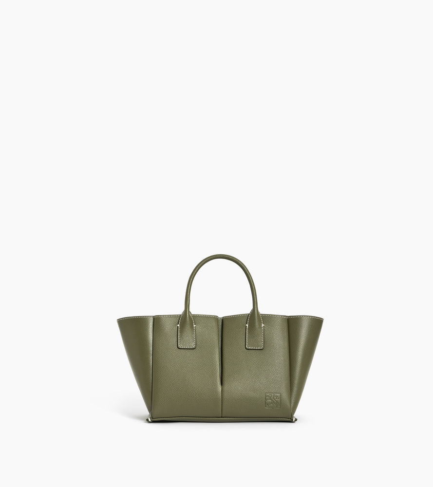 Kleine Elena Handtasche aus genarbtem Leder