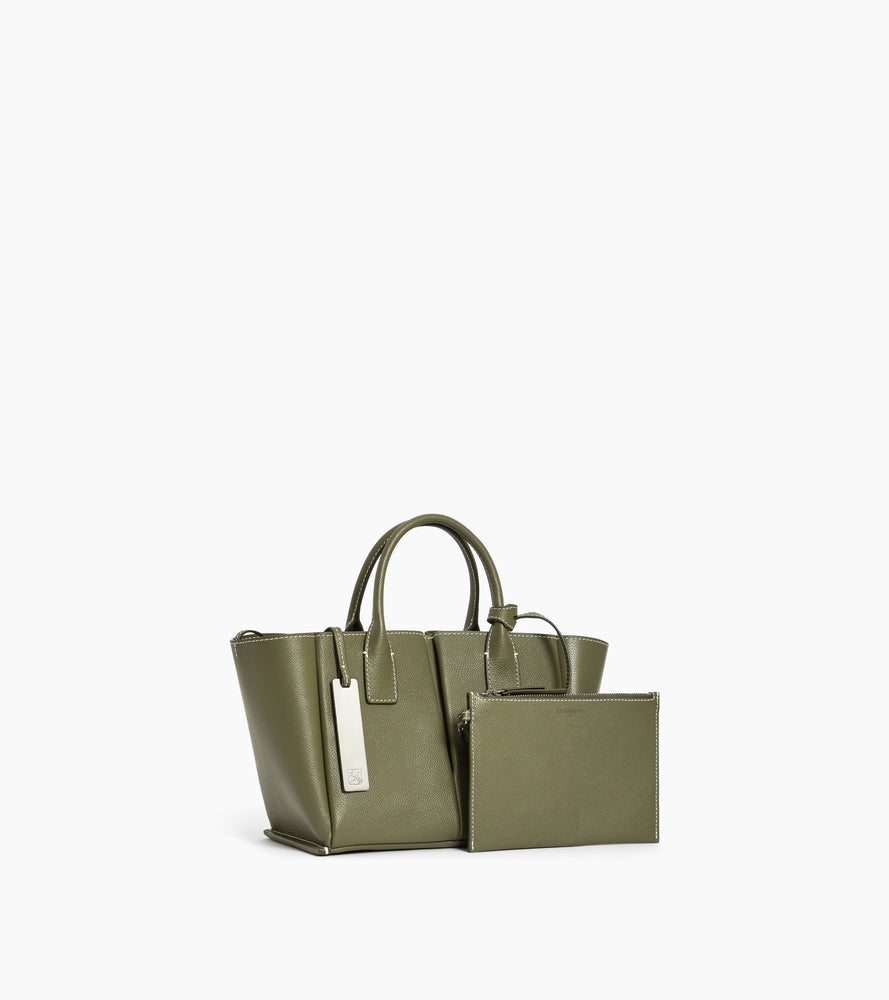 Kleine Elena Handtasche aus genarbtem Leder