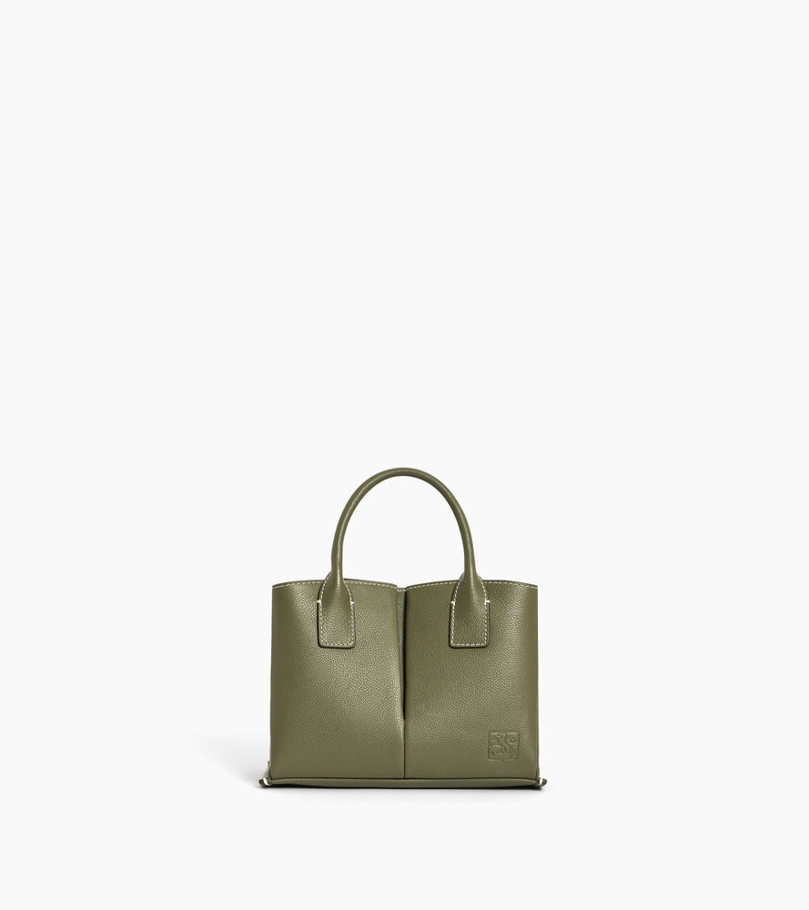 Kleine Elena Handtasche aus genarbtem Leder