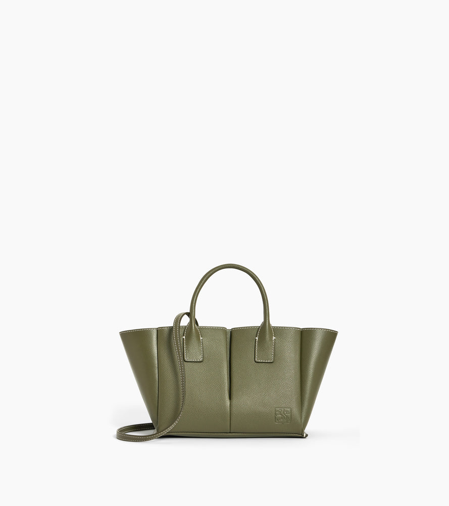 Kleine Elena Handtasche aus genarbtem Leder
