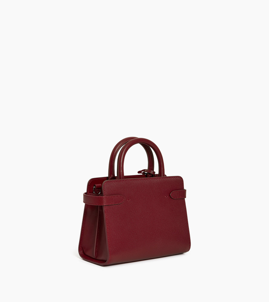 Kleine Handtasche Emilie aus T-Signaturleder mit Trageriemen