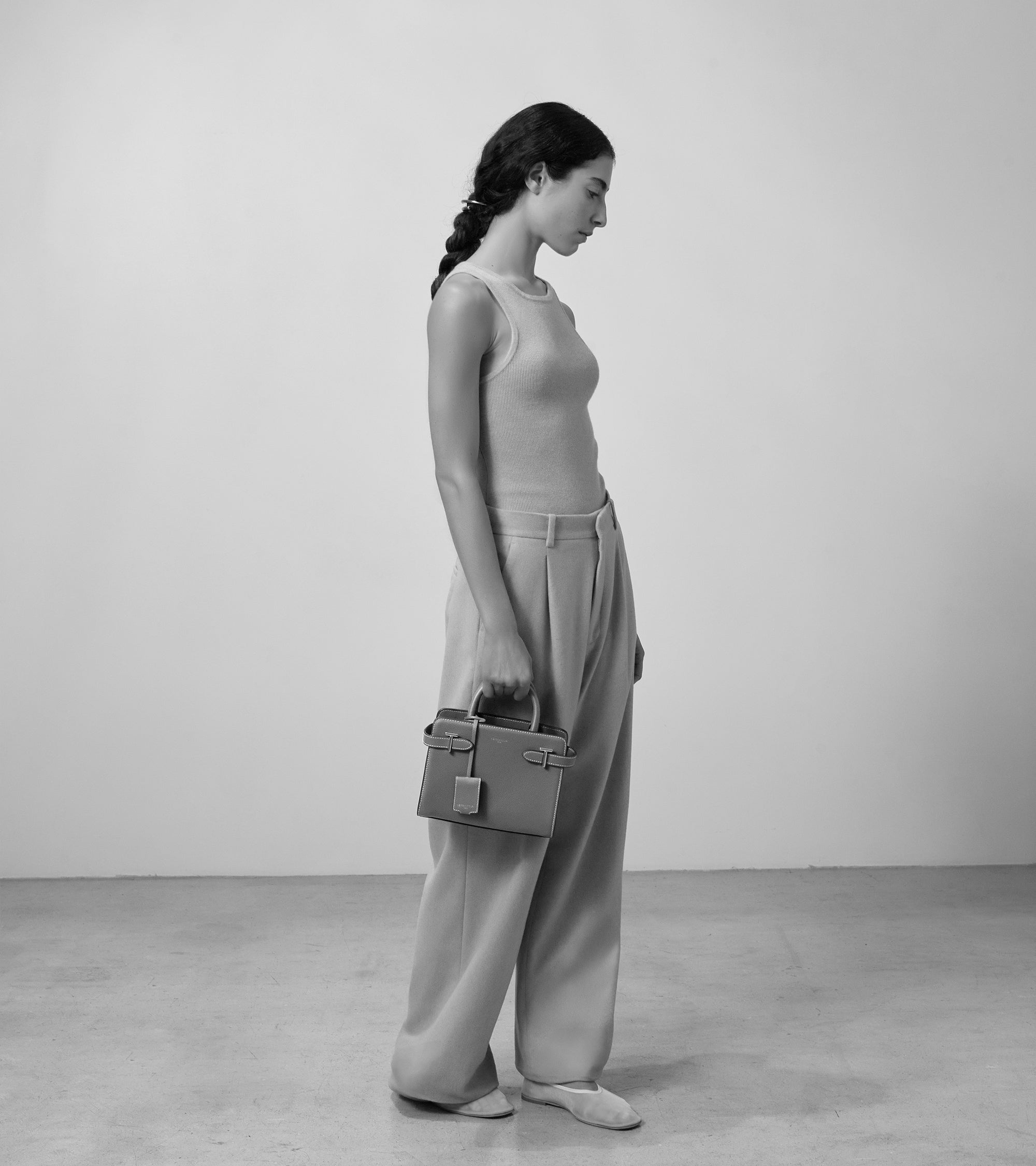 Petit sac à main Emilie en cuir grainé