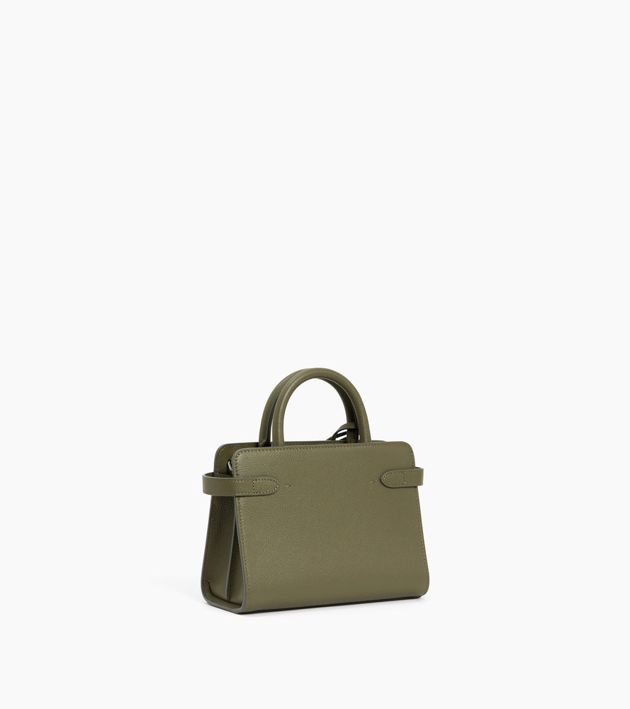 Kleine Handtasche Emilie aus genarbtem Leder mit Trageriemen