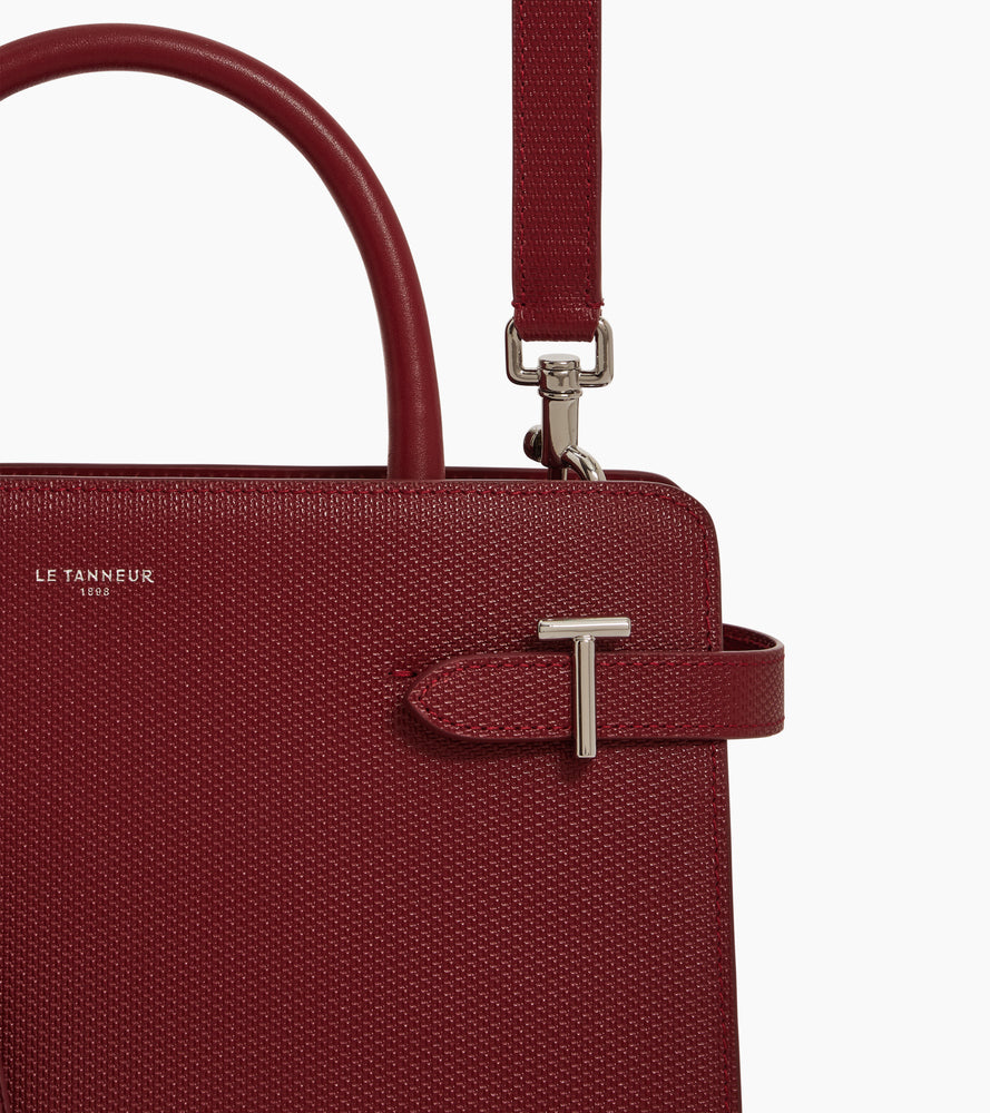 Mittelgroße Handtasche Emilie aus T-Signaturleder