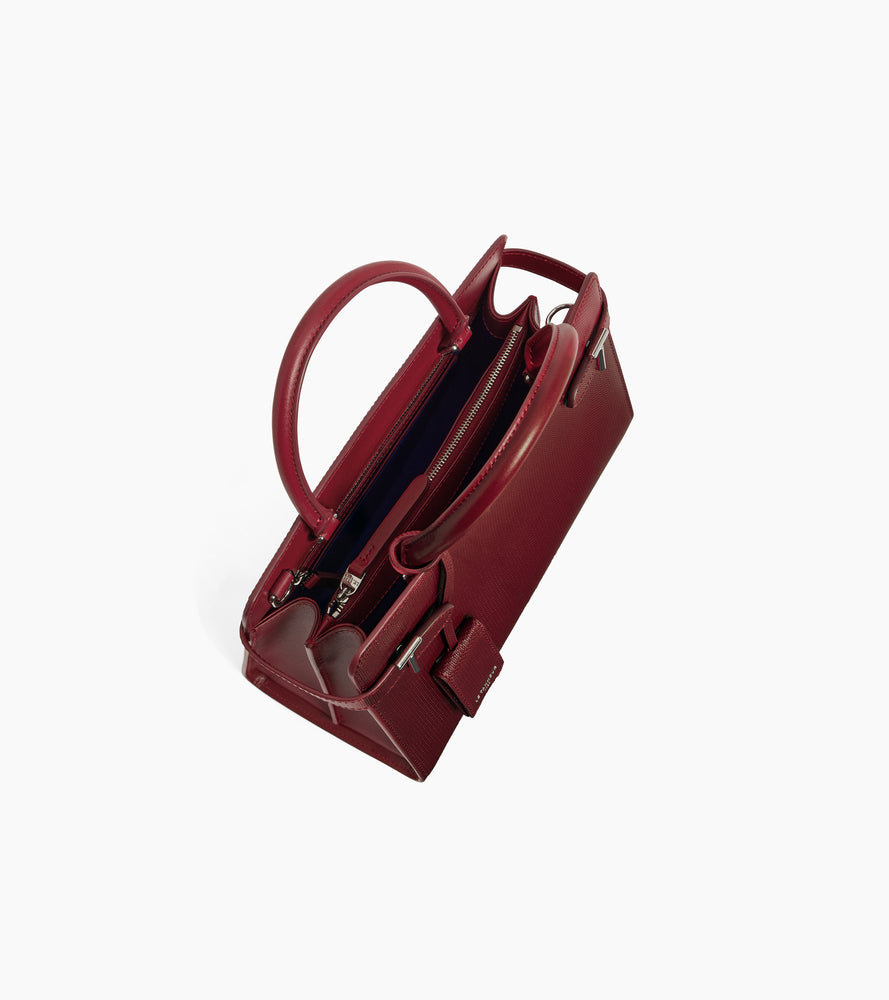 Mittelgroße Handtasche Emilie aus T-Signaturleder