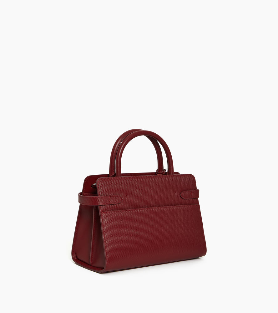 Mittelgroße Handtasche Emilie aus T-Signaturleder