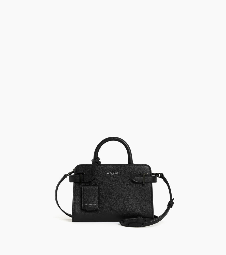 Mini-Handtasche Emilie aus Glattleder in Metallic-Look