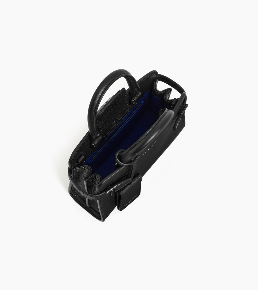 Mini-Handtasche Emilie aus Glattleder in Metallic-Look