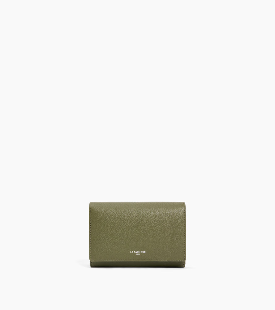 Cartera Emilie de piel texturizada