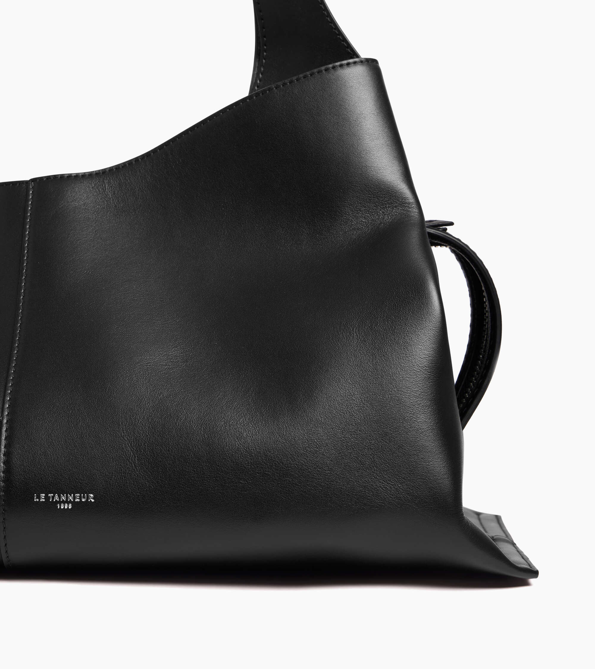 Bolso cabás grande Félicie de cuero liso