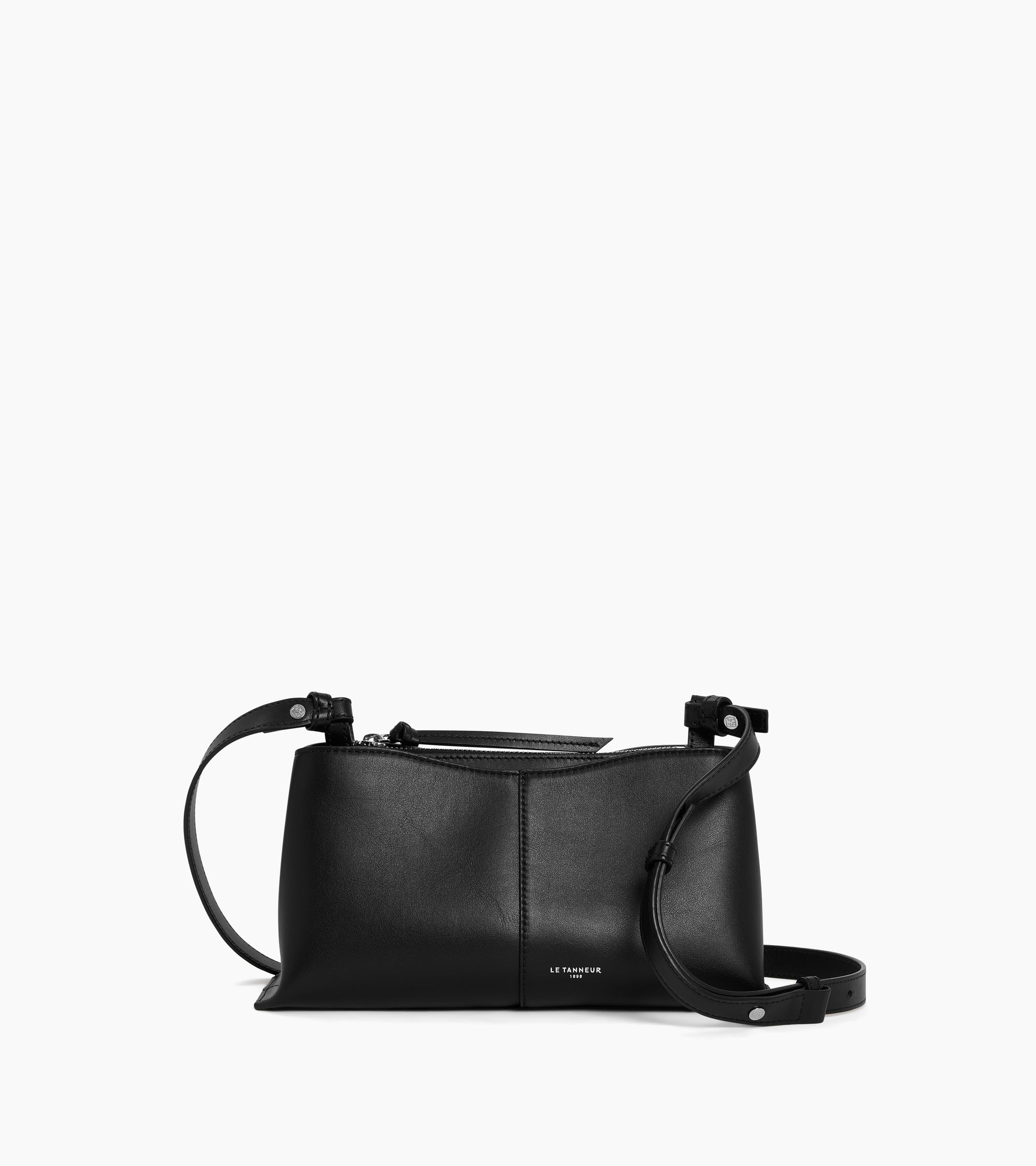 Bolso bandolera pequeño Félicie de cuero liso