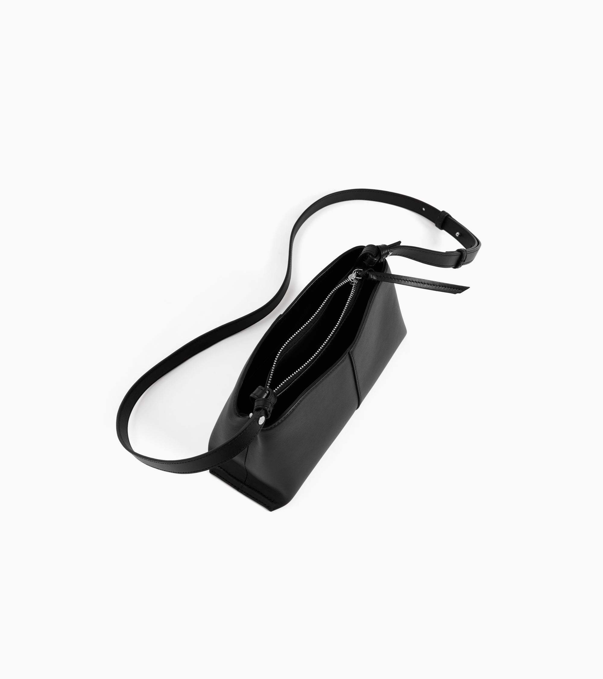 Bolso bandolera pequeño Félicie de cuero liso