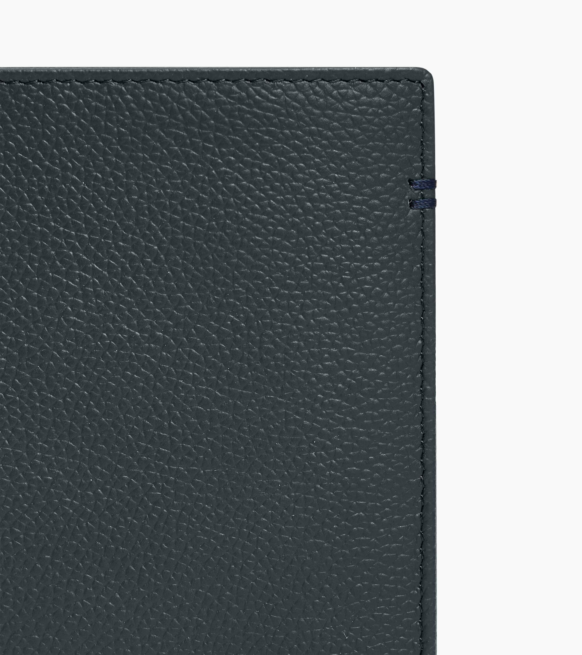 Lucien グレインレザー ファスナー付き ミディアム 縦型 二つ折り財布