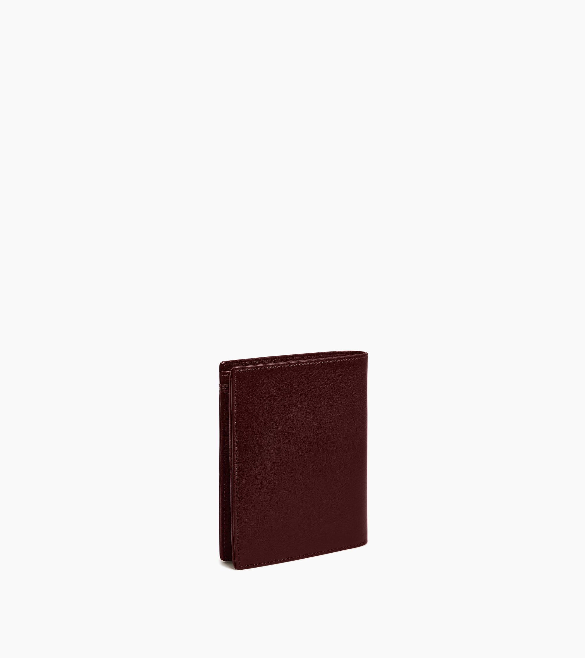Lucien オイルレザー ファスナー付き 縦型 財布
