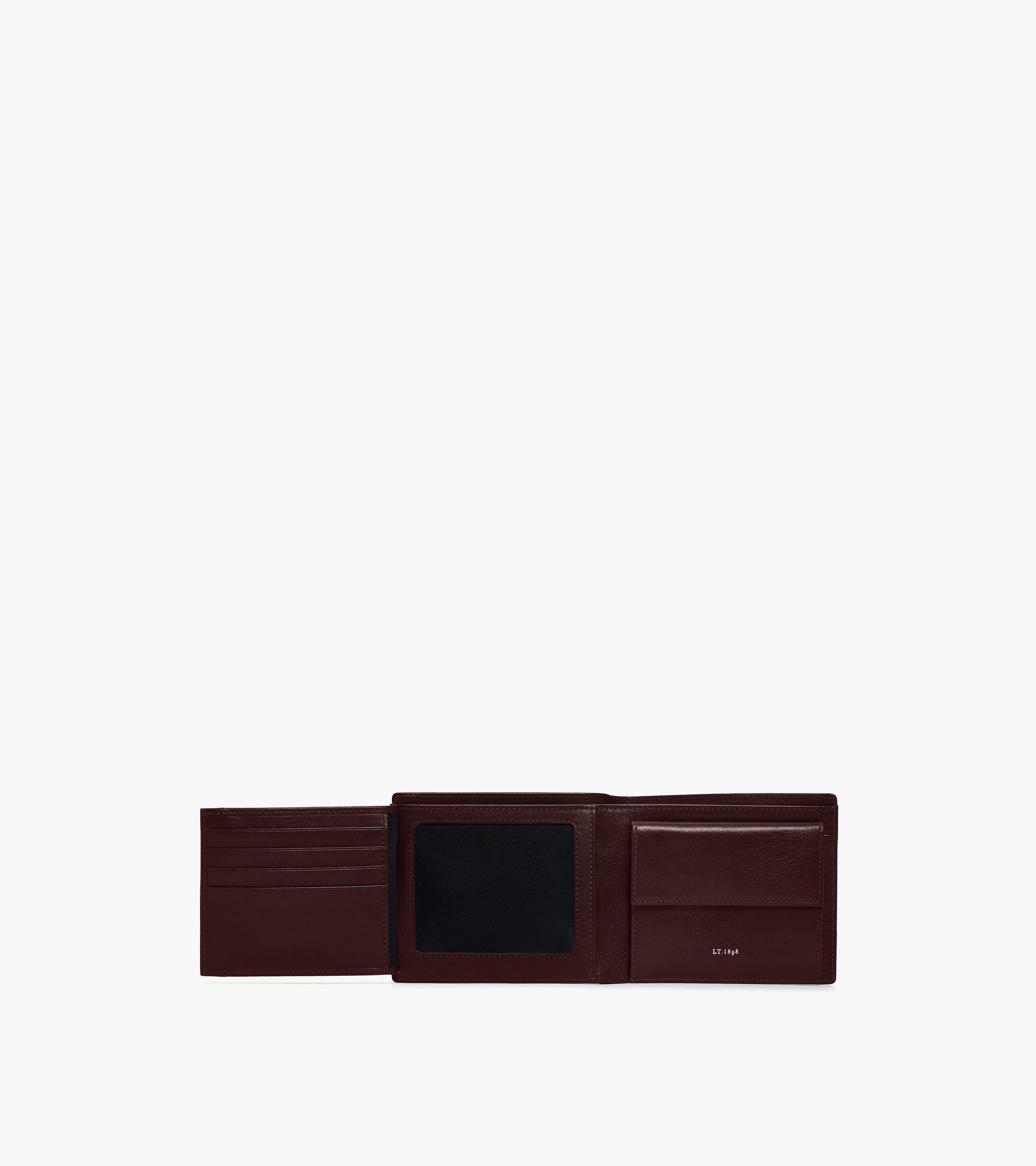 Lucien オイルレザー フラップ付き 二つ折り財布