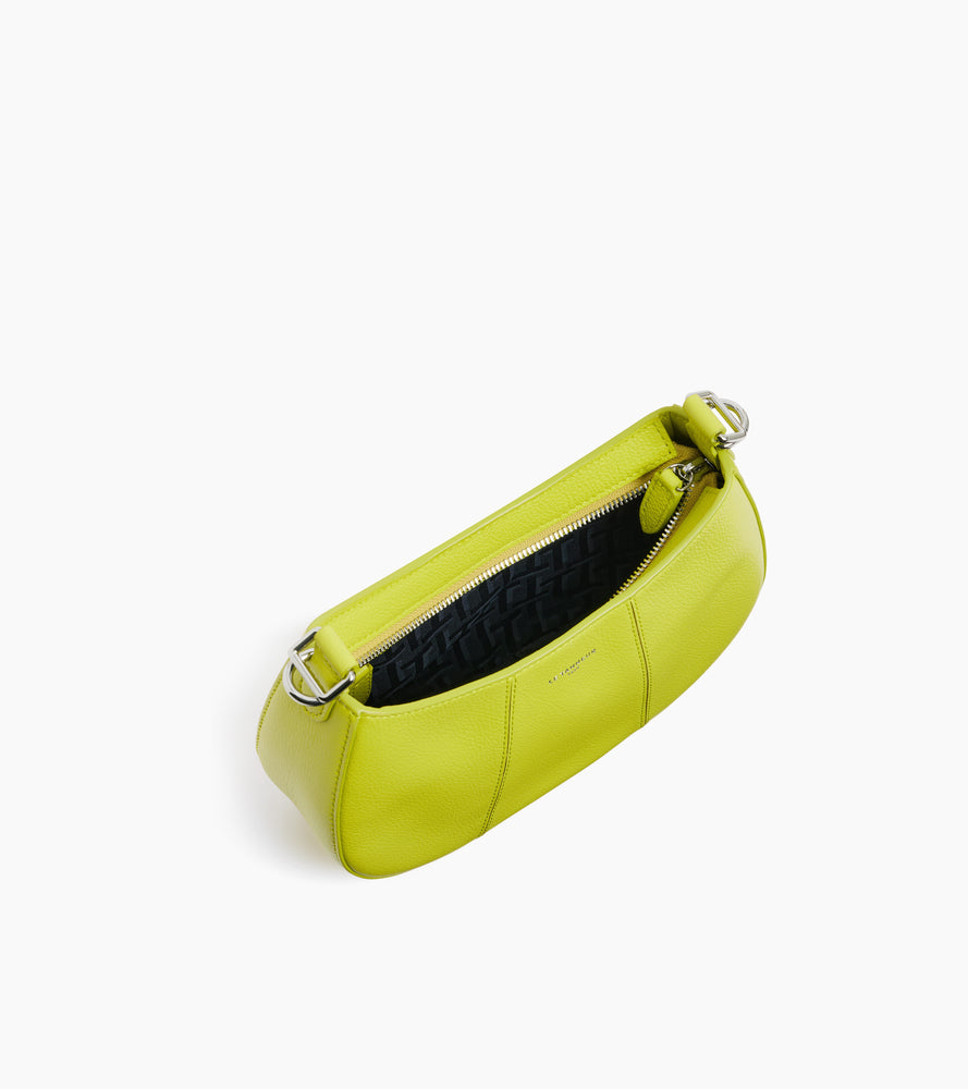 Kleine Halbmondtasche Juliette aus genarbtem Leder