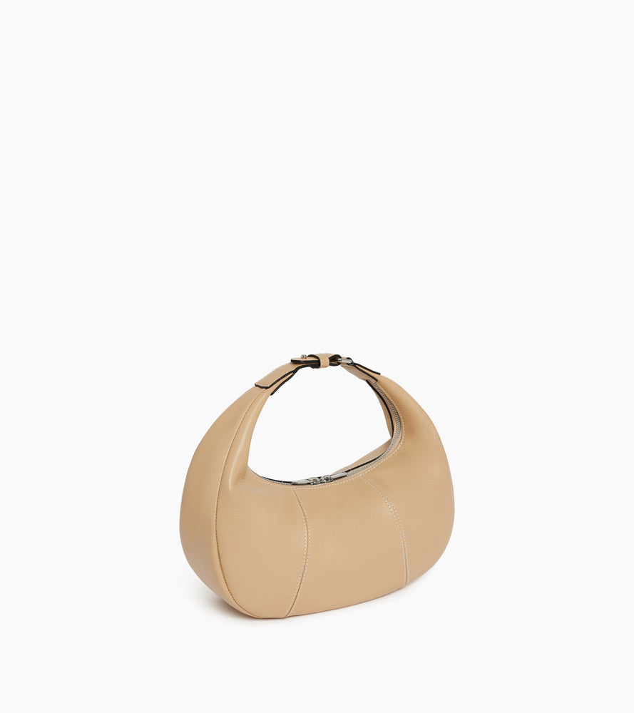 Petit sac hobo Juliette en cuir grainé