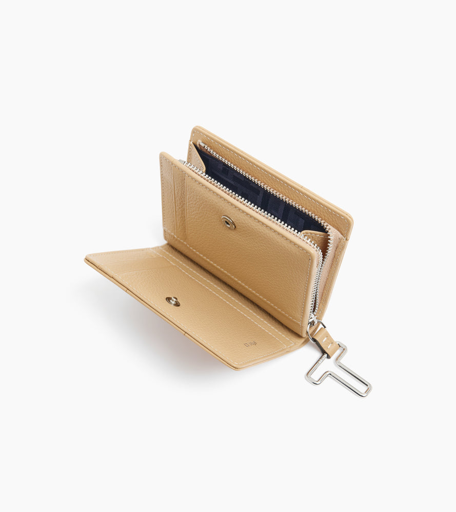 Petit portefeuille Juliette en cuir grainé