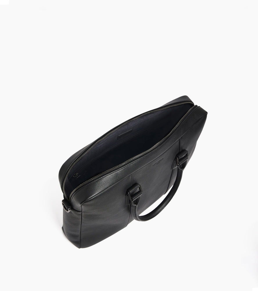 Aktentasche Marceau 17-Zoll aus genarbtem Leder