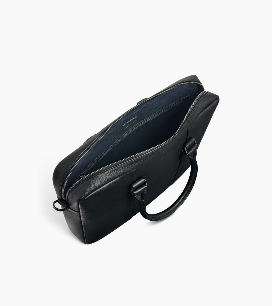 Porte documents 14" Marceau en cuir grainé petit modèle