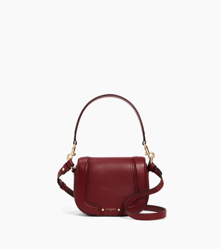 Bolso bandolera pequeño Ella de cuero granulado