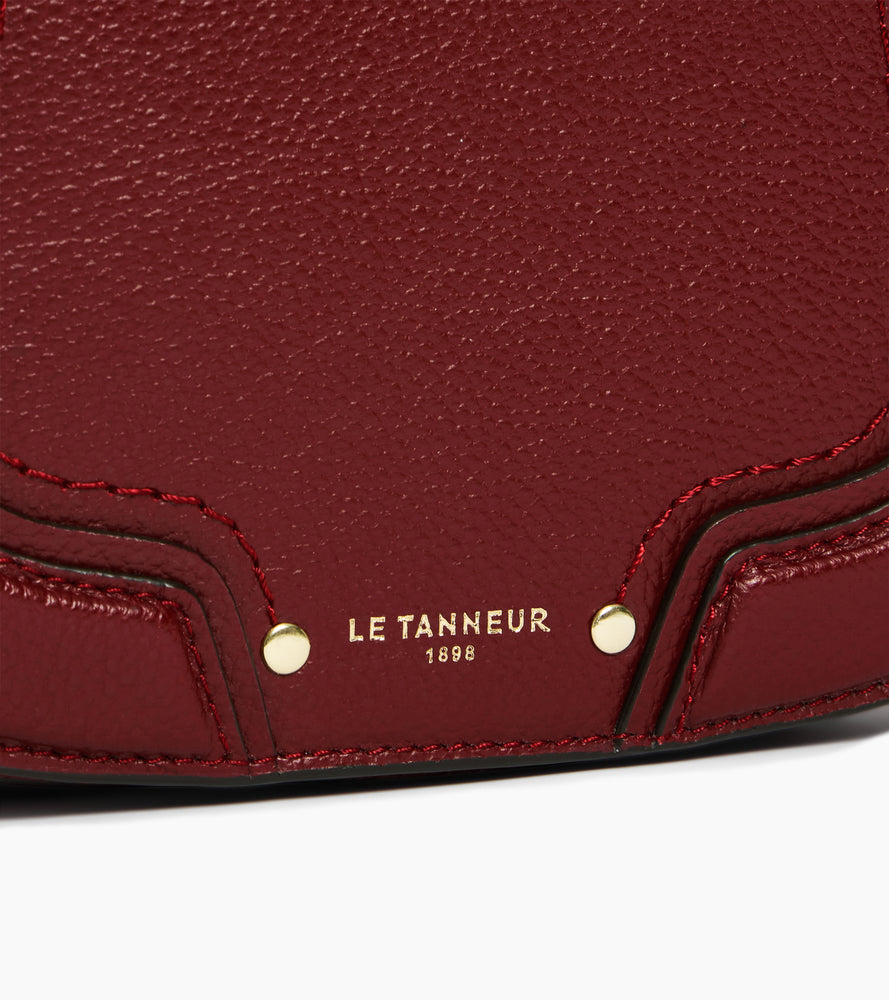 Bolso bandolera pequeño Ella de cuero granulado