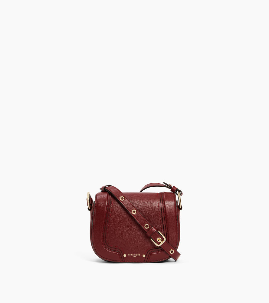 Bolso bandolera pequeño Ella de cuero granulado