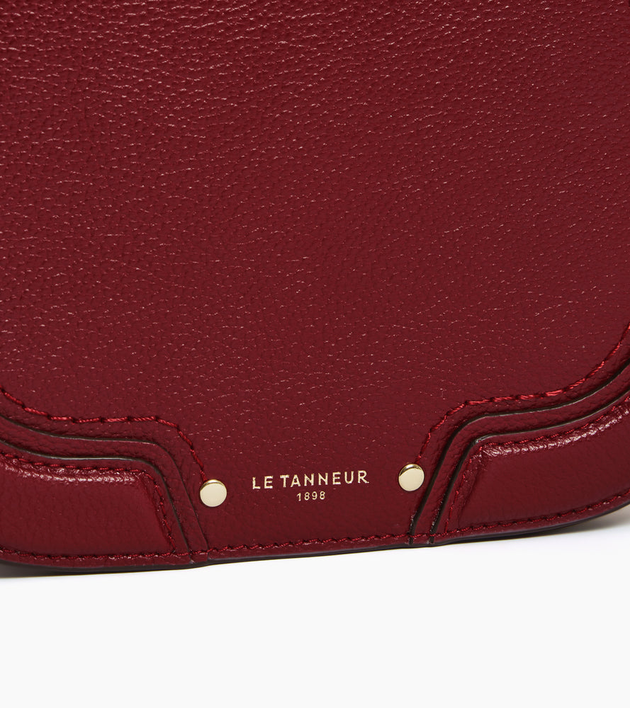 Bolso bandolera mediano modelo Ella de cuero granulado