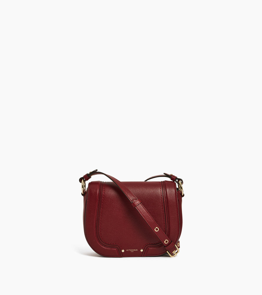 Bolso bandolera mediano modelo Ella de cuero granulado