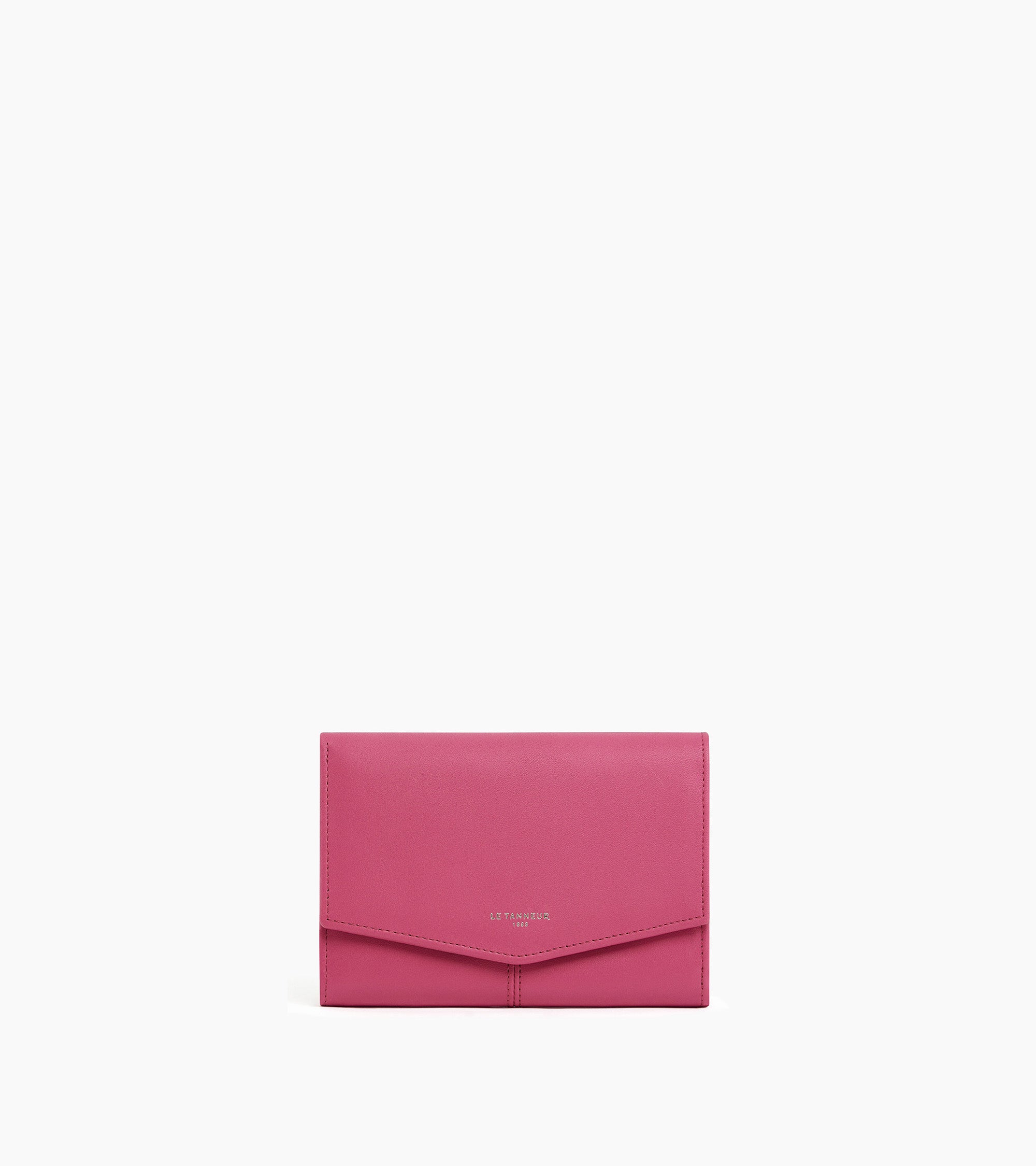 Portefeuille moyen modèle Charlotte en cuir lisse