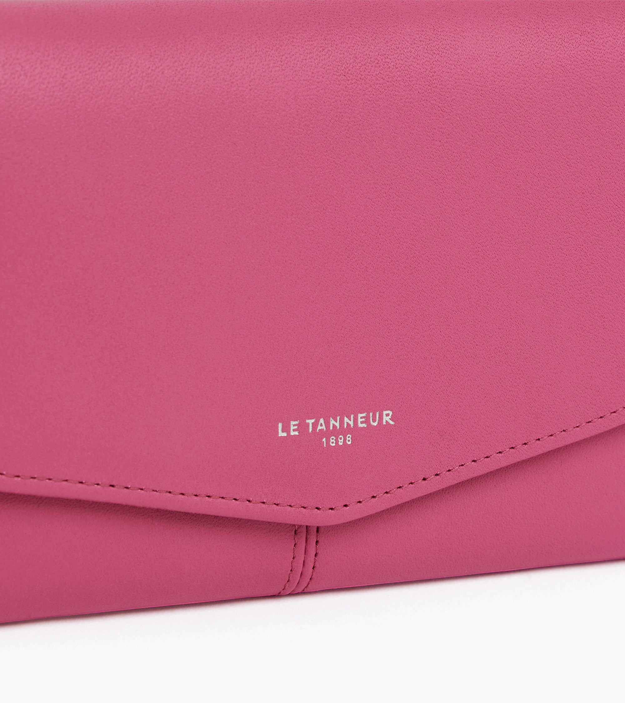 Portefeuille moyen modèle Charlotte en cuir lisse