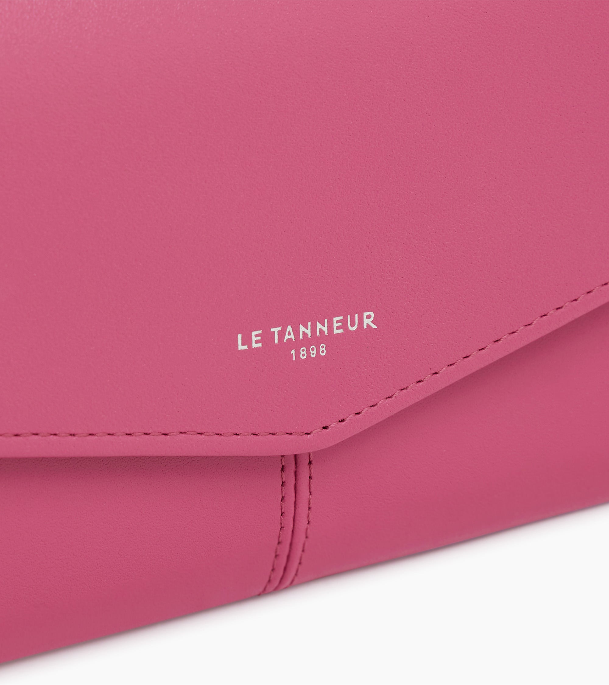Grand portefeuille Charlotte en cuir lisse