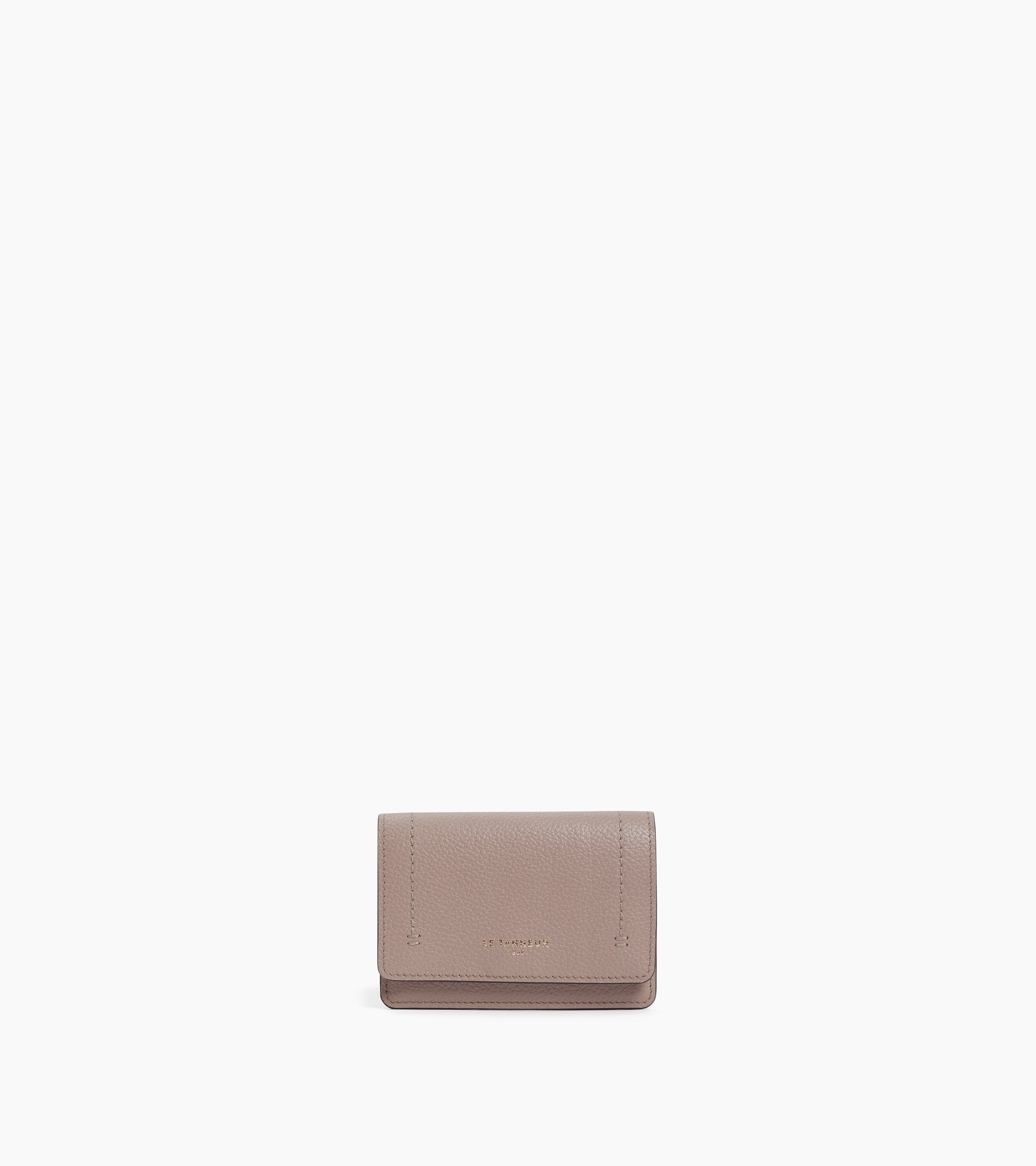 Louison グレインレザー スモール フラップ付きカードケース
