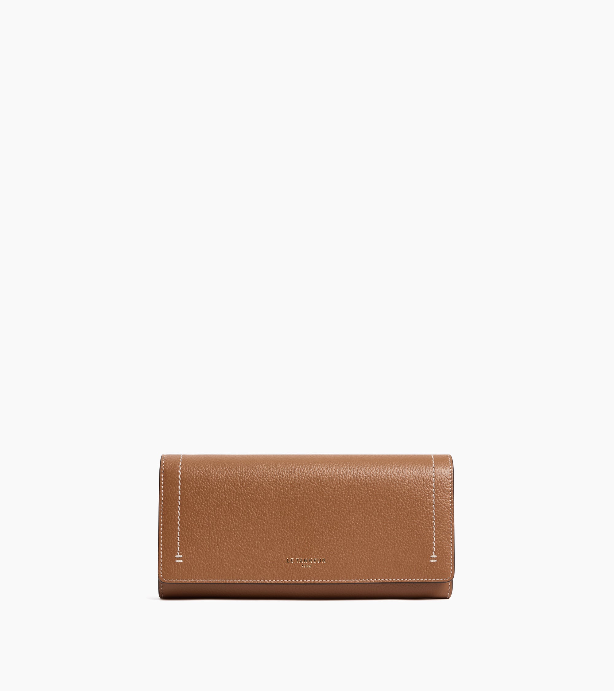 Louison グレインレザー ラージ フラップ付き 財布