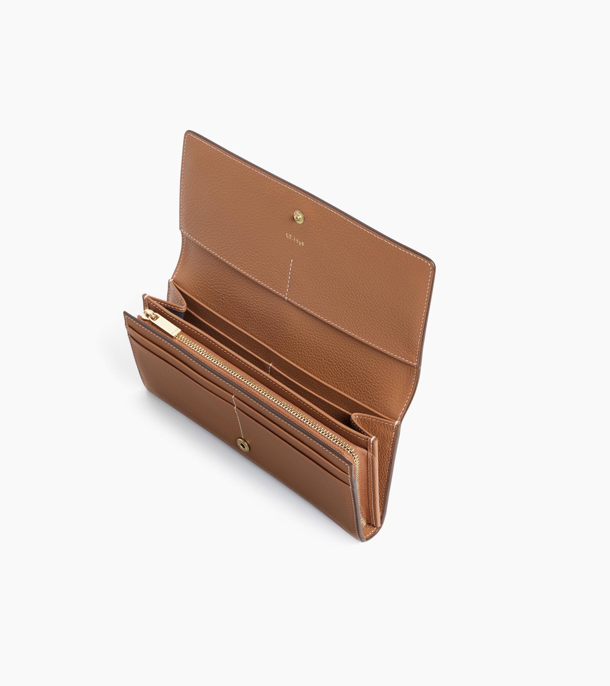 Louison グレインレザー ラージ フラップ付き 財布