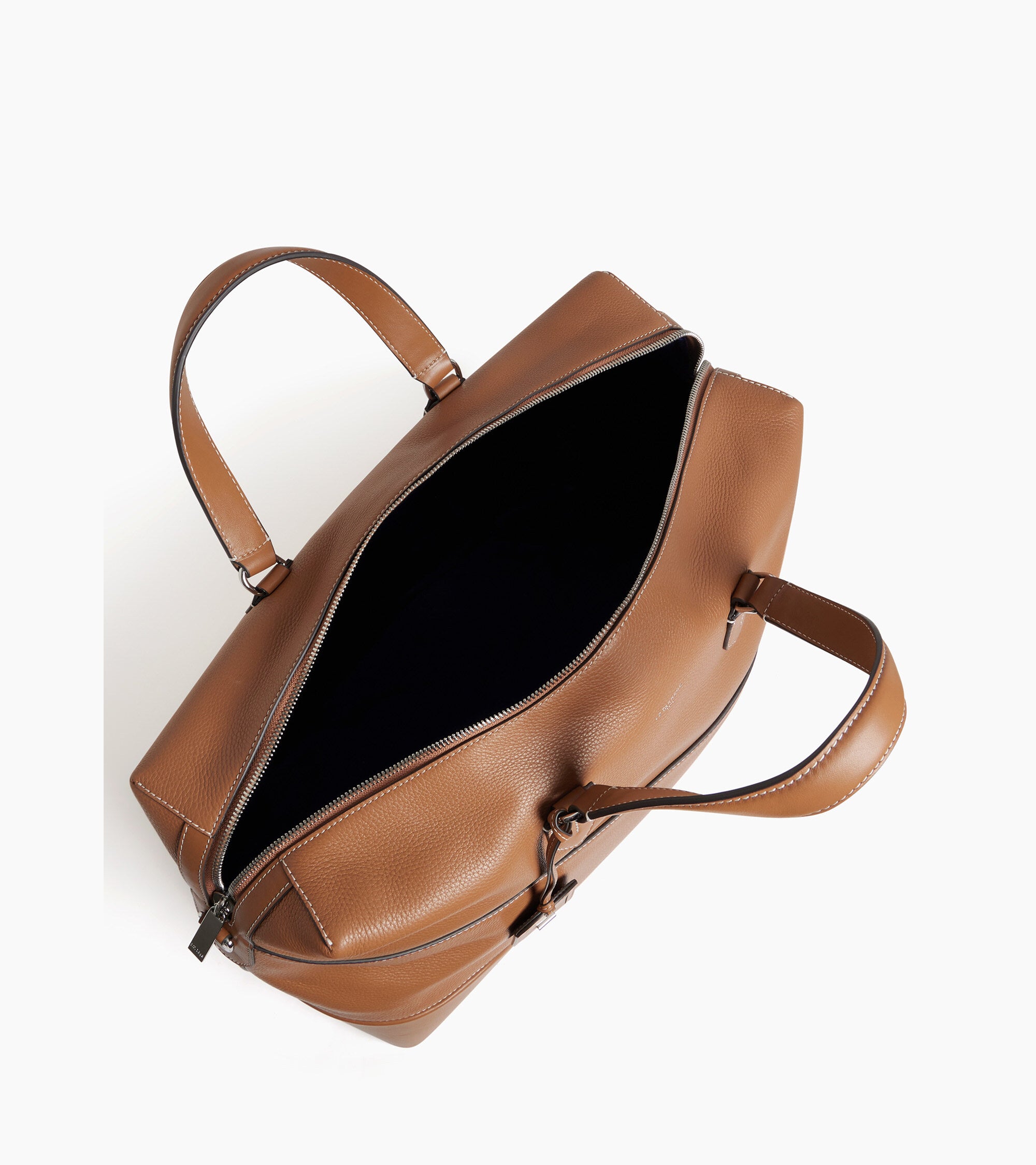 Sac de voyage 24h Romy en cuir grainé et lisse